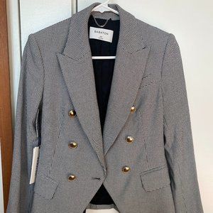 Aritzia Babaton Encore Blazer Black/White houndstooth 00